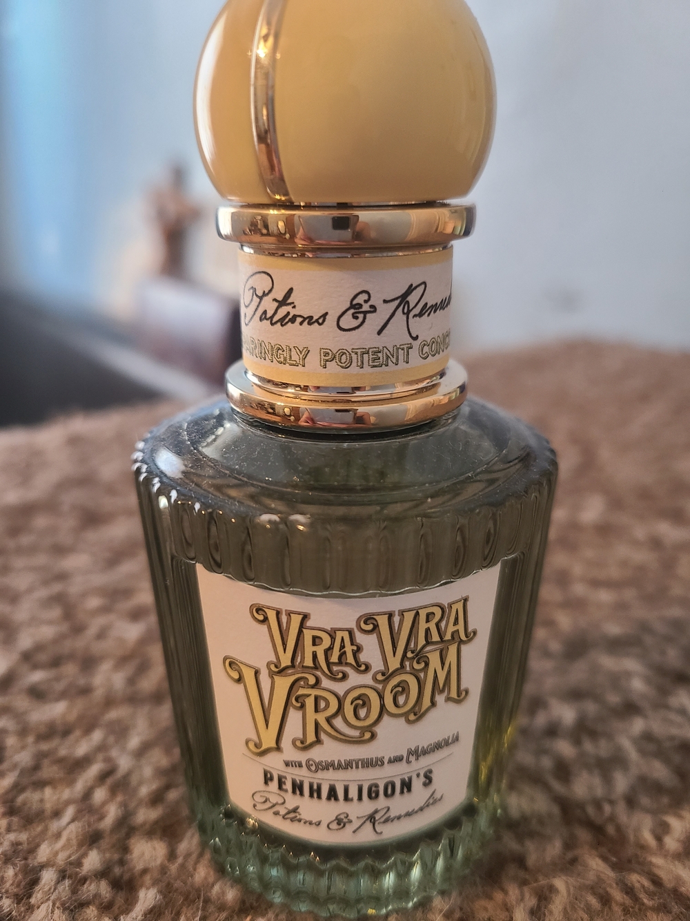 Penhaligon's Vra Vra Vroom Green & Gold Decorative Perfume Bottle